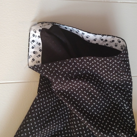 MEN'S BLACK and White SHORT SLEEVE BUTTON UP SHIRT RETRO SIZE XL. - Picture 3 of 7